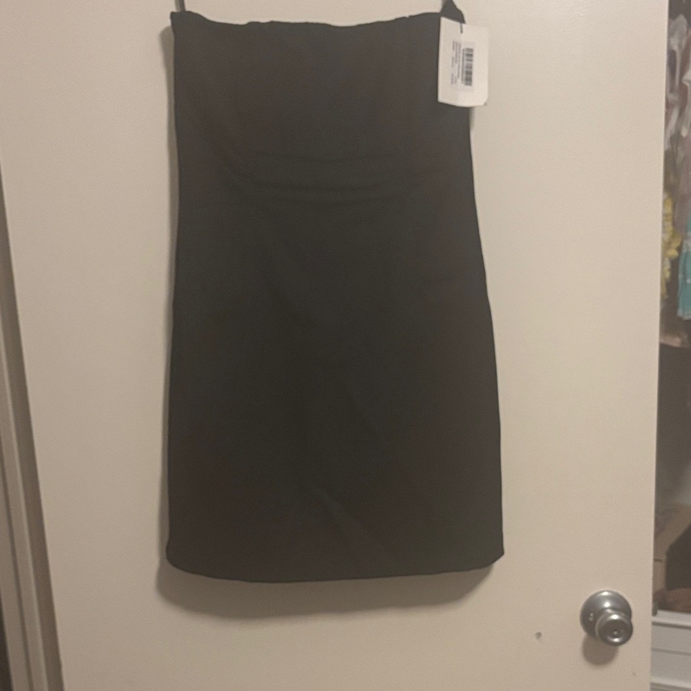 DISSH Frances Mini Black Strapless Dress